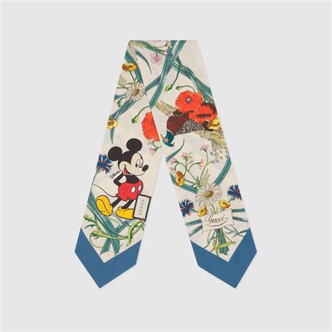 disney x gucci silk neck bow